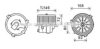 AVA QUALITY COOLING FT8436 Electric Motor, interior blower